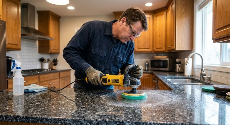 Granite Countertop Polishing in Sacramento, CA