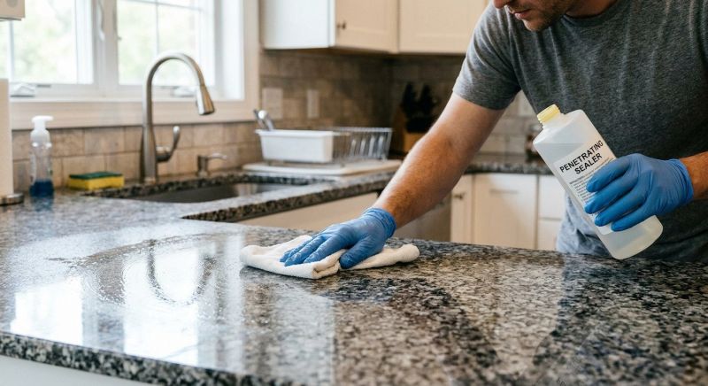 Granite Sealing Service in Roseville, CA