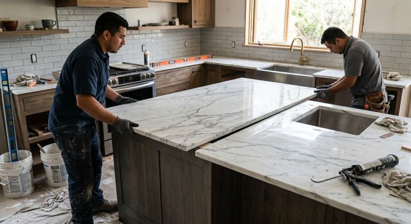 Marble Countertop Installation in Santa Rosa, CA