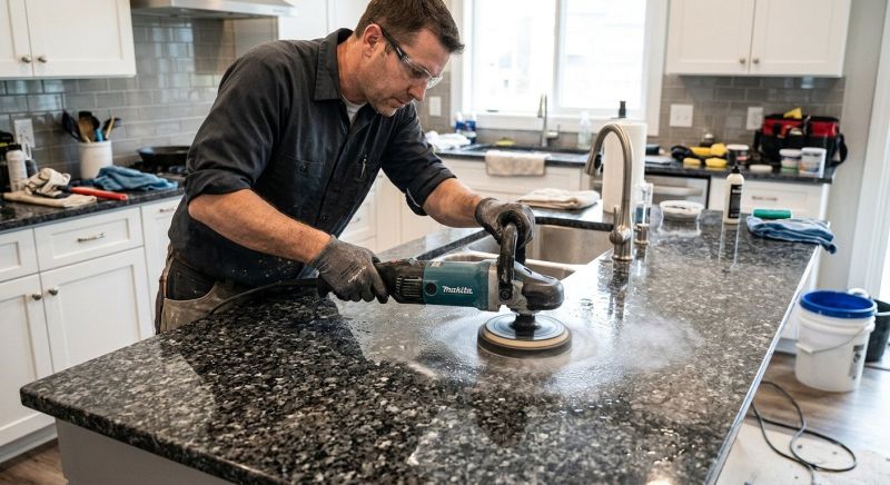 Marble Countertop Polishing in Sacramento, CA