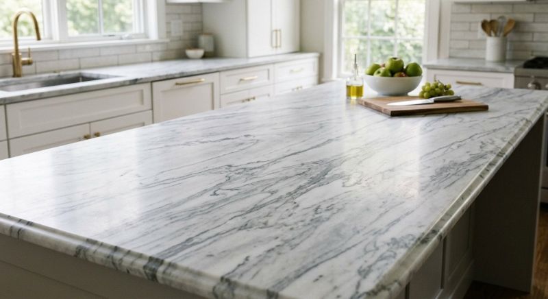 Marble Slab Installation in Marin County, CA