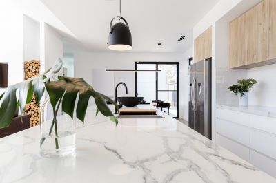Marble Slab Installation in Marin County, CA