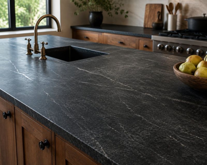 Soapstone Counter Installation in Santa Rosa, CA