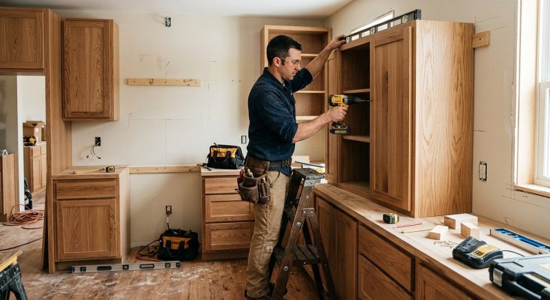 Wood Cabinet Installation in Dayton, OH