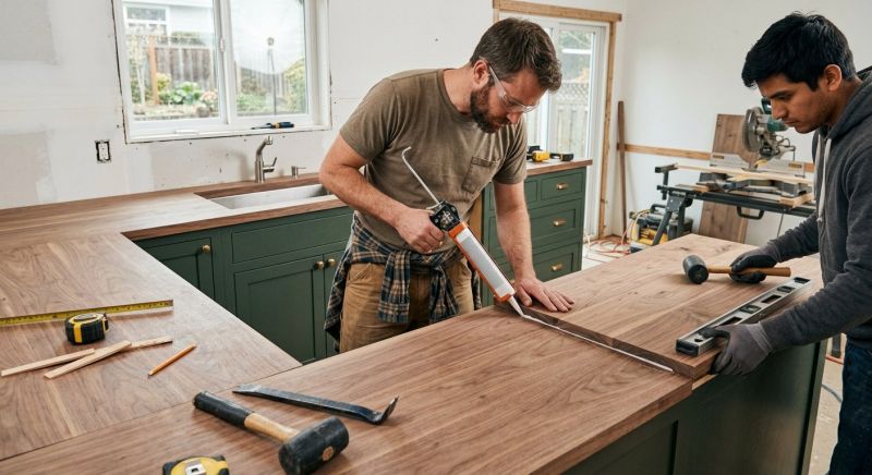Wood Countertop Installation in Santa Rosa, CA